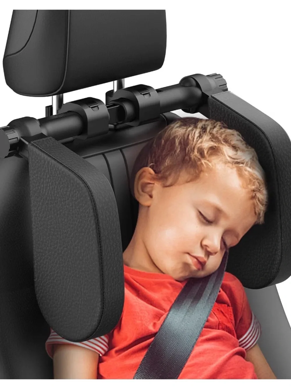 Kids Car Head Support Pillow - Black